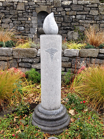 stone column candle